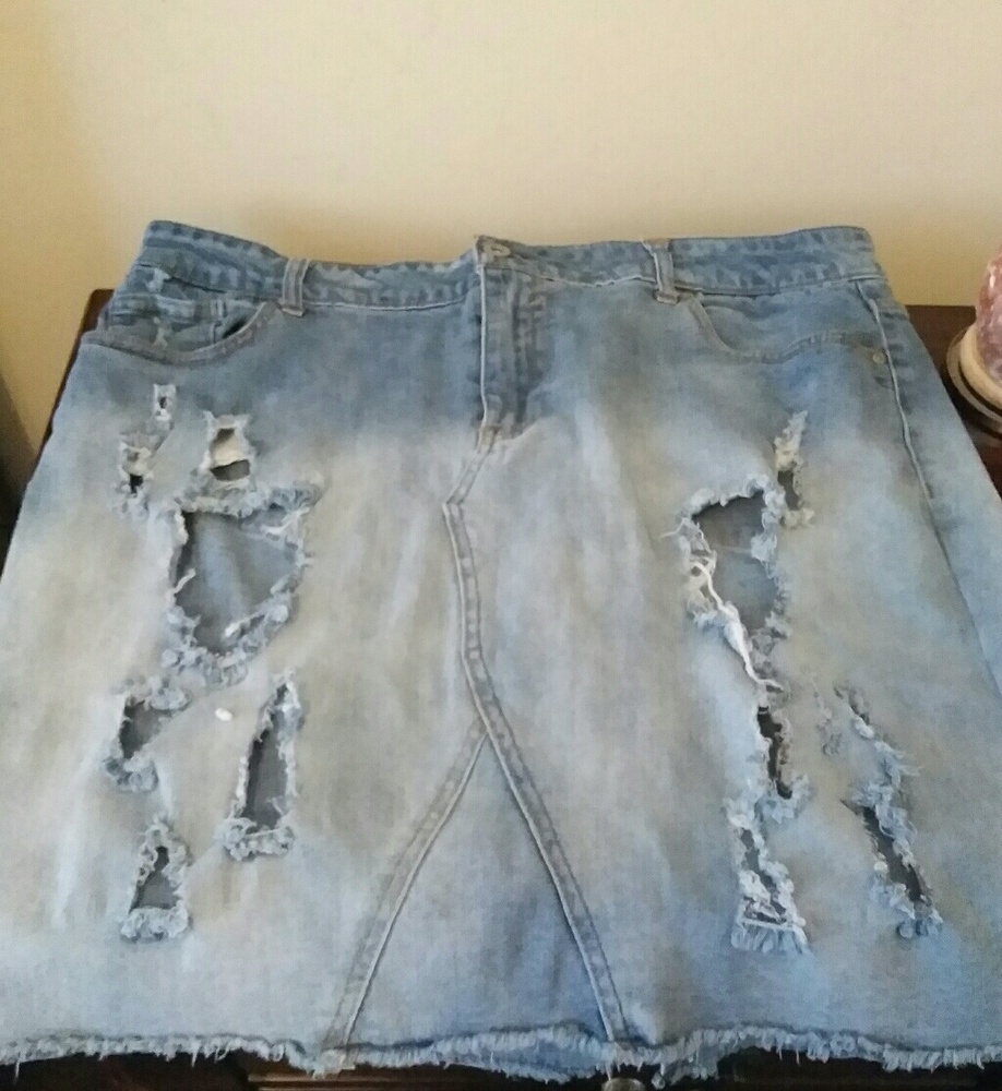 Ashley Stewart mini skirt